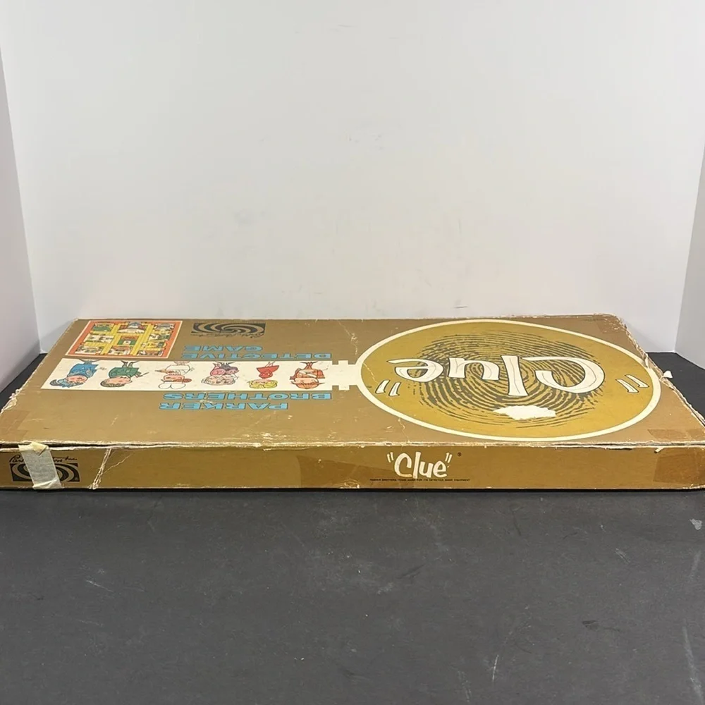 Vintage 1963 Clue Board Game by Parker Brothers – Detective Game